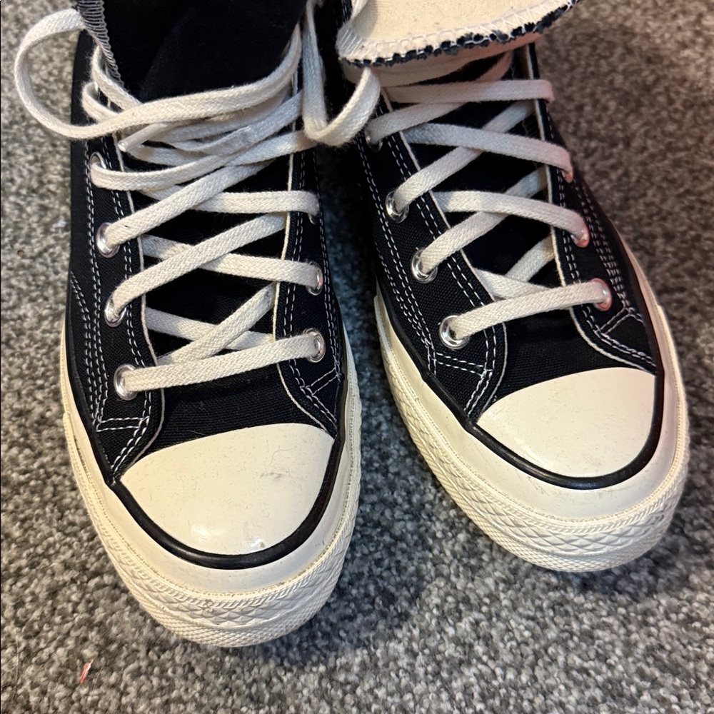 Converse All Stars Chuck Taylor Black High-Top Sneakers - Picture 6 of 8
